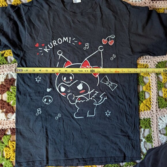 Sanrio Kuromi Graphic Tee Shirt Size Medium Hello Kitty - Picture 4 of 6